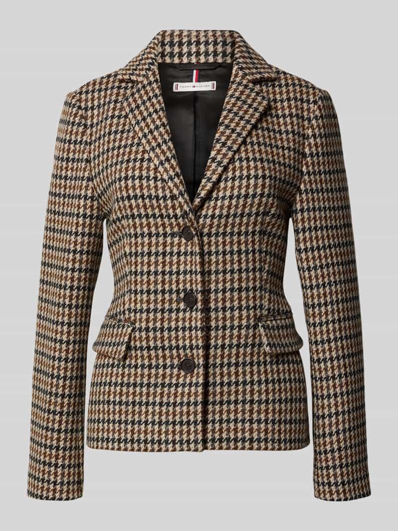 Tommy Hilfiger Shaped fit blazer van zuivere wol