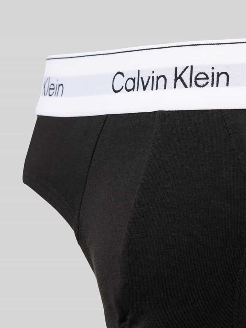 Calvin Klein Underwear Slip met label in band in set van 3 stuks