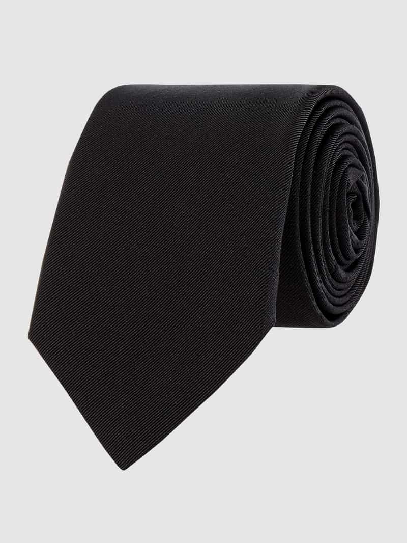 Blick Stropdas van zijde in effen design (7 cm)