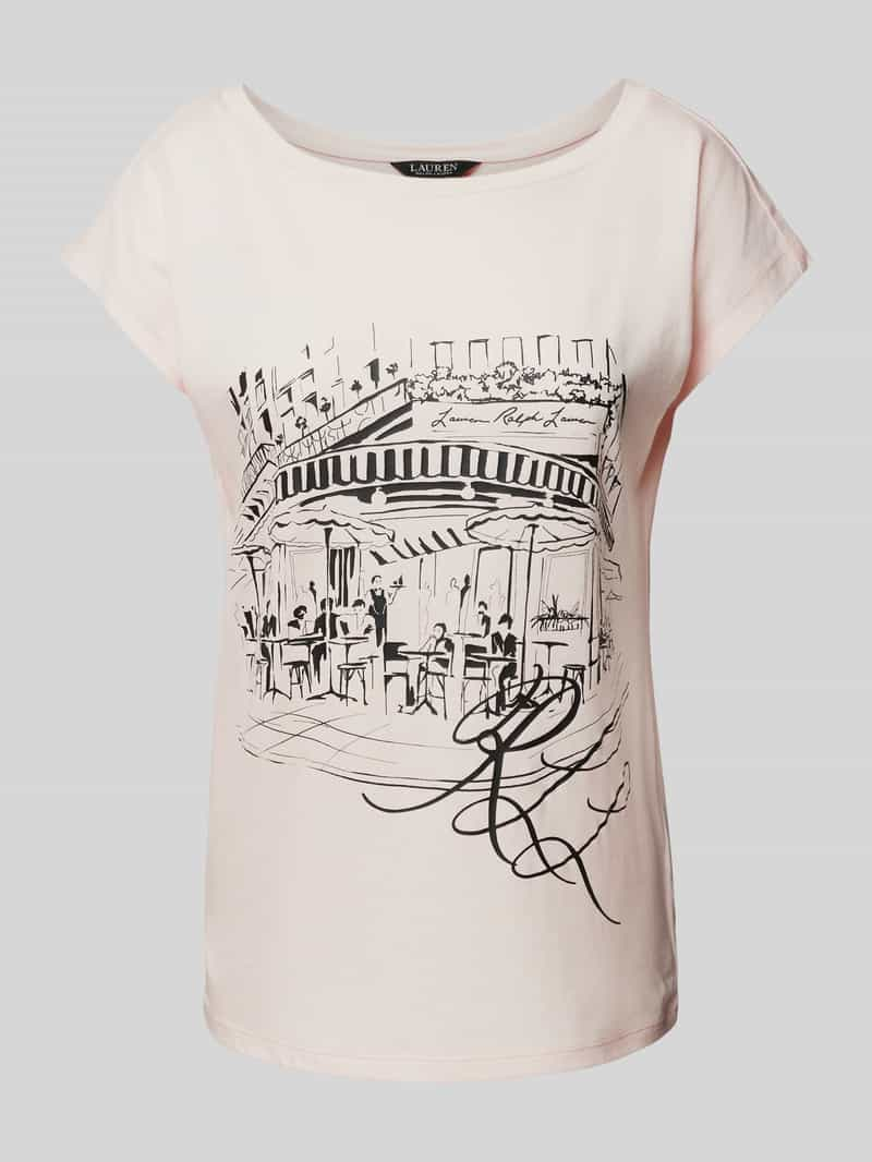 Lauren Ralph Lauren T-shirt met boothals model 'GRIETA'