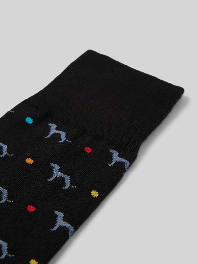 Paul Smith Sokken met structuurmotief model 'HANK'