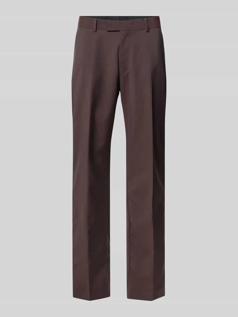 Tiger Of Sweden Regular fit pantalon van wol met persplooien model 'Tenuta'