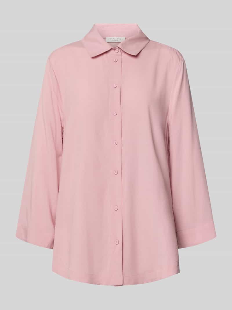 Christian Berg Woman Regular fit blouse van viscose met 3 4-mouwen