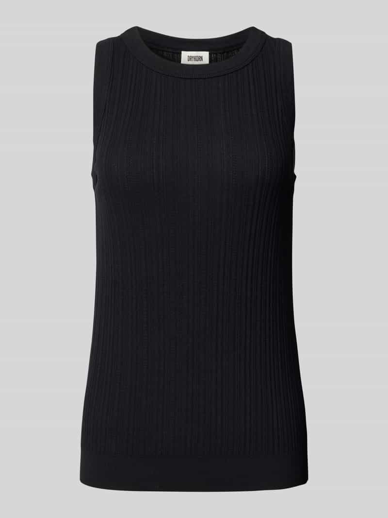 drykorn Top in fijnriblook model 'OLINA'