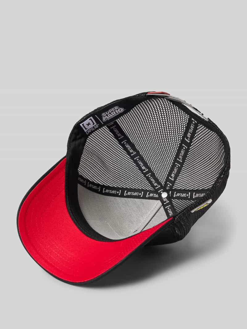 Capslab Baseballpet met motiefstitching