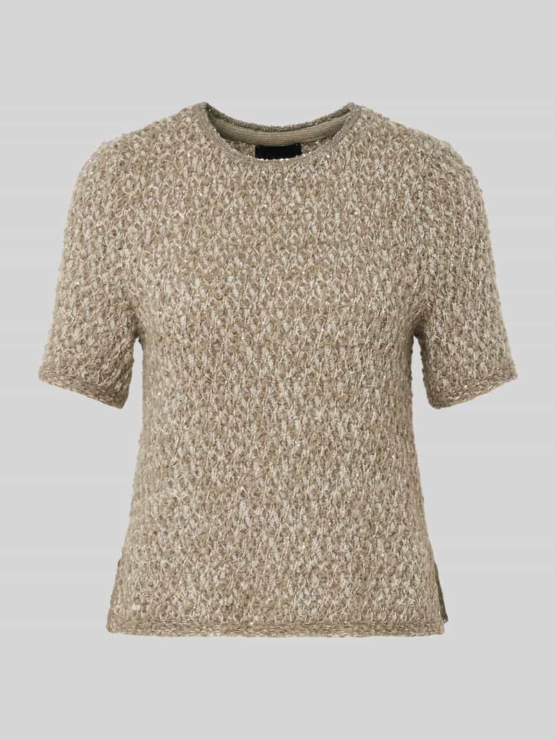 Marc Cain T-shirt van wolmix met pailletten