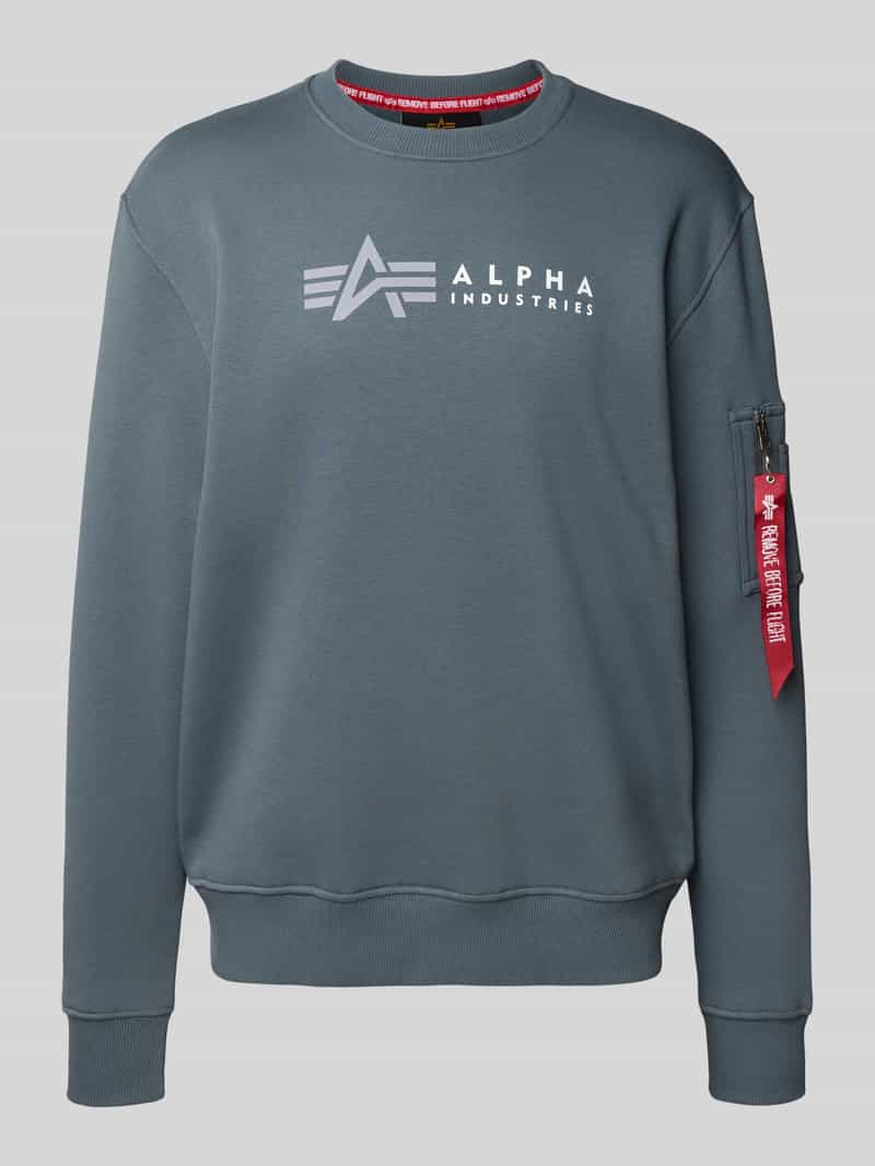 alpha industries Sweatshirt met labelprint
