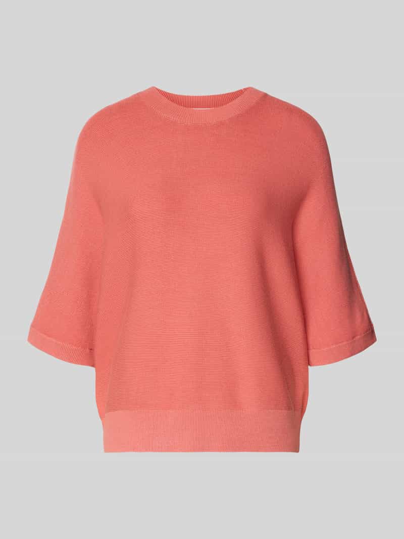 Gebreide pullover van viscosemix met ronde hals