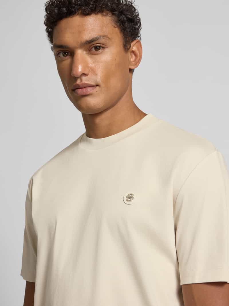 Boss Regular fit T-shirt van puur katoen model 'TAUT'