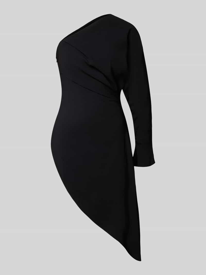 Topshop Mini-jurk in one-shoulder look model 'OLINE'