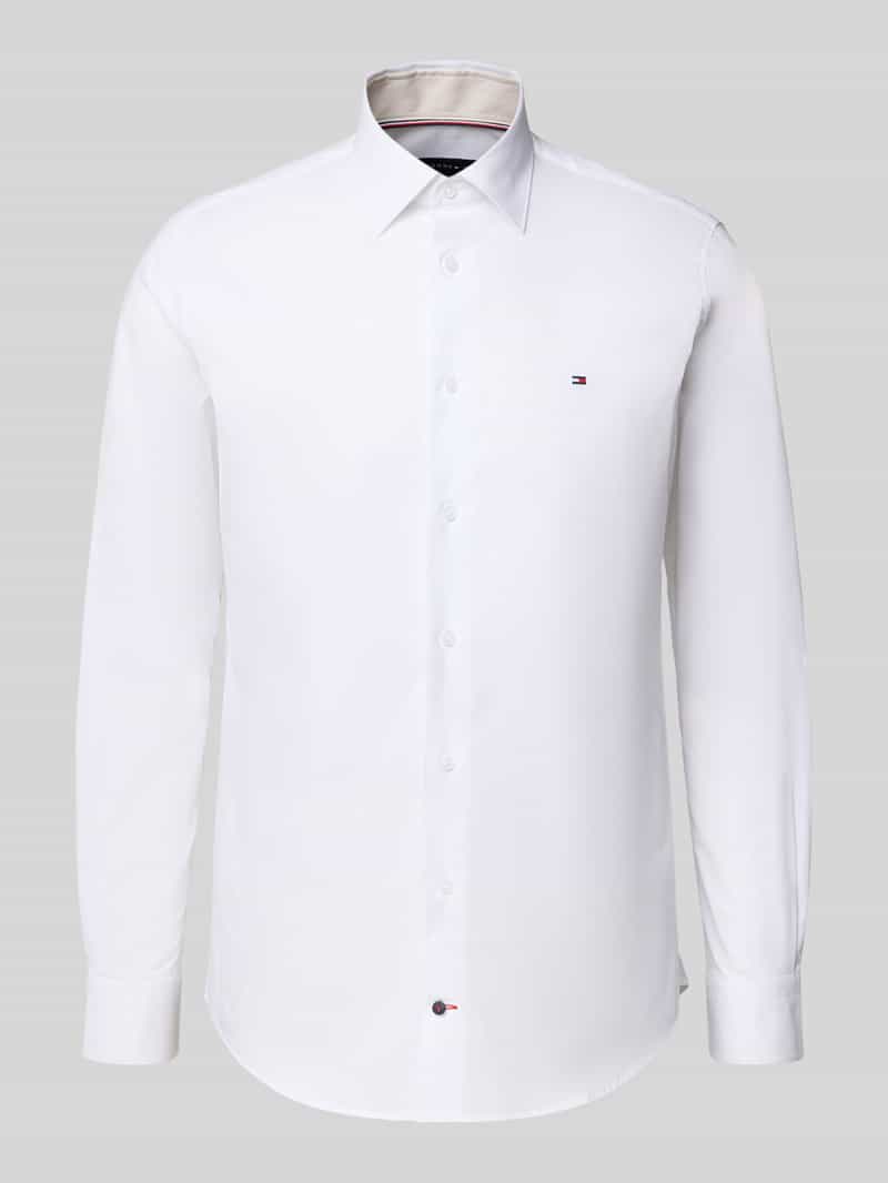 Tommy Hilfiger Regular fit zakelijk overhemd van puur katoen