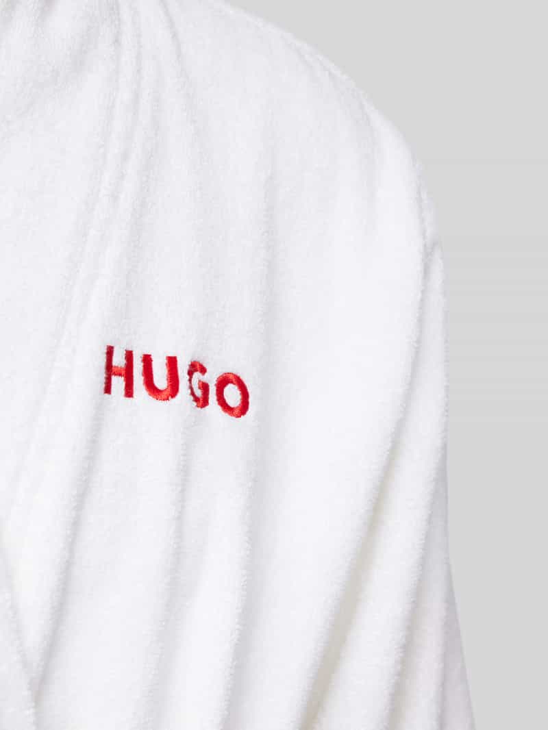HUGO Badjas met labelstitching model 'Terry'