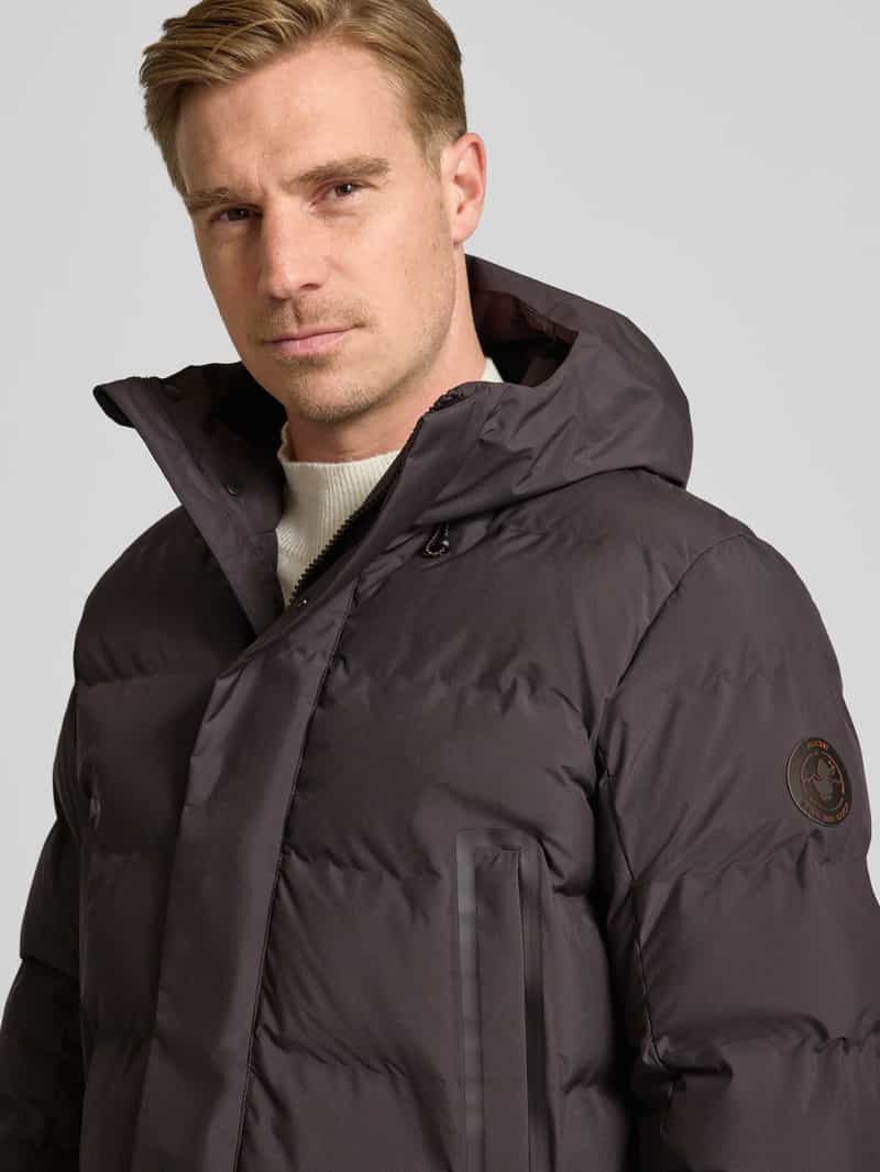 SAVE THE DUCK Gewatteerd jack met capuchon model 'QUINLAN'