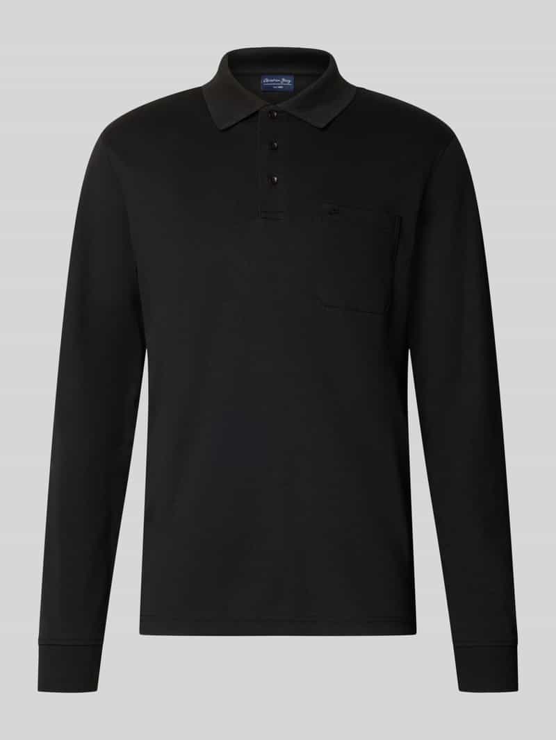 Christian Berg Men Regular fit poloshirt met katoen-aandeel