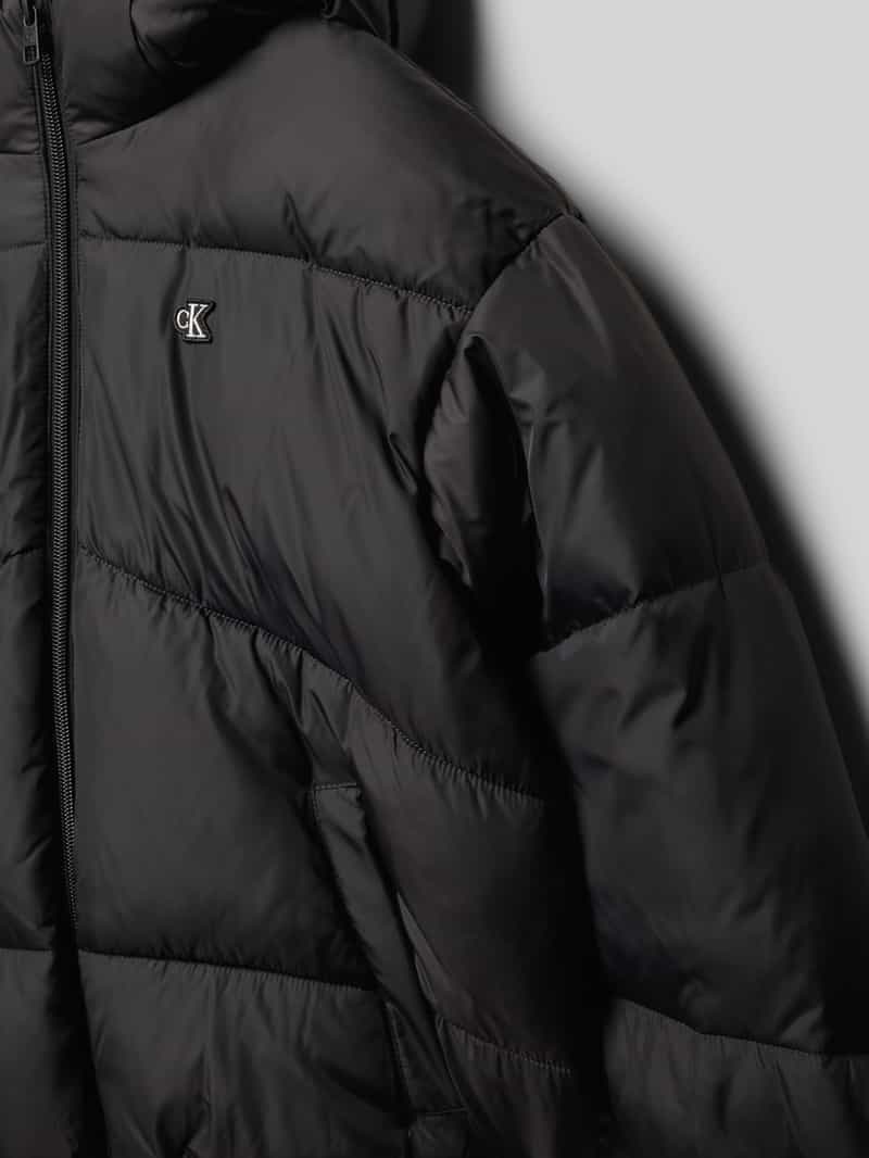Calvin Klein Jeans Gewatteerd jack met logobadge