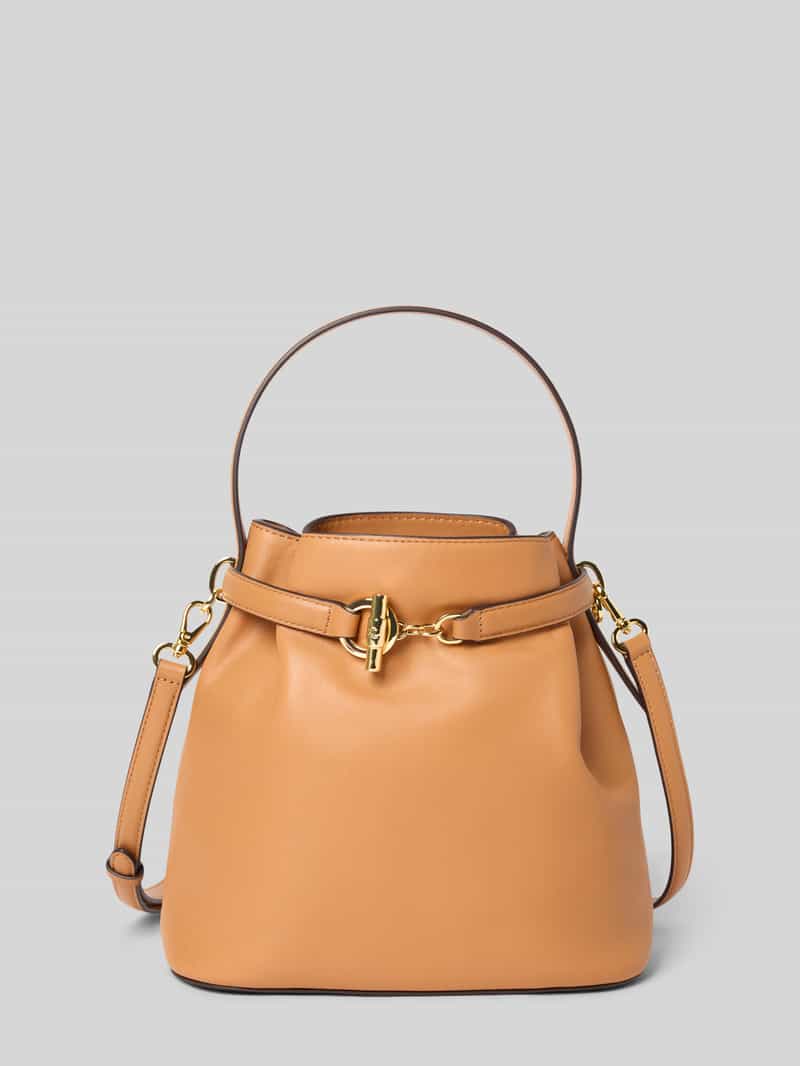 Lauren Ralph Lauren Bucket bag van echt runderleer