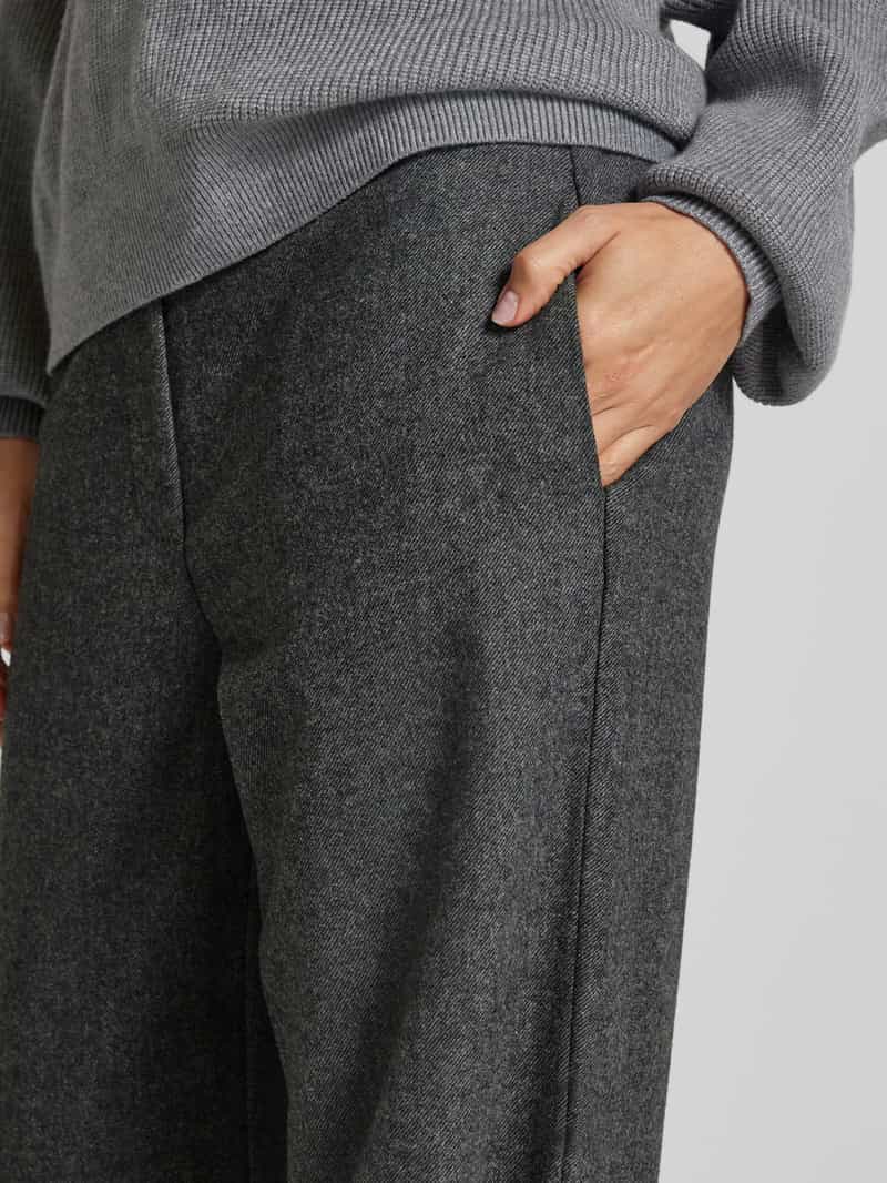 MSCH Copenhagen Flared stoffen broek met elastische band model 'Jennabella'