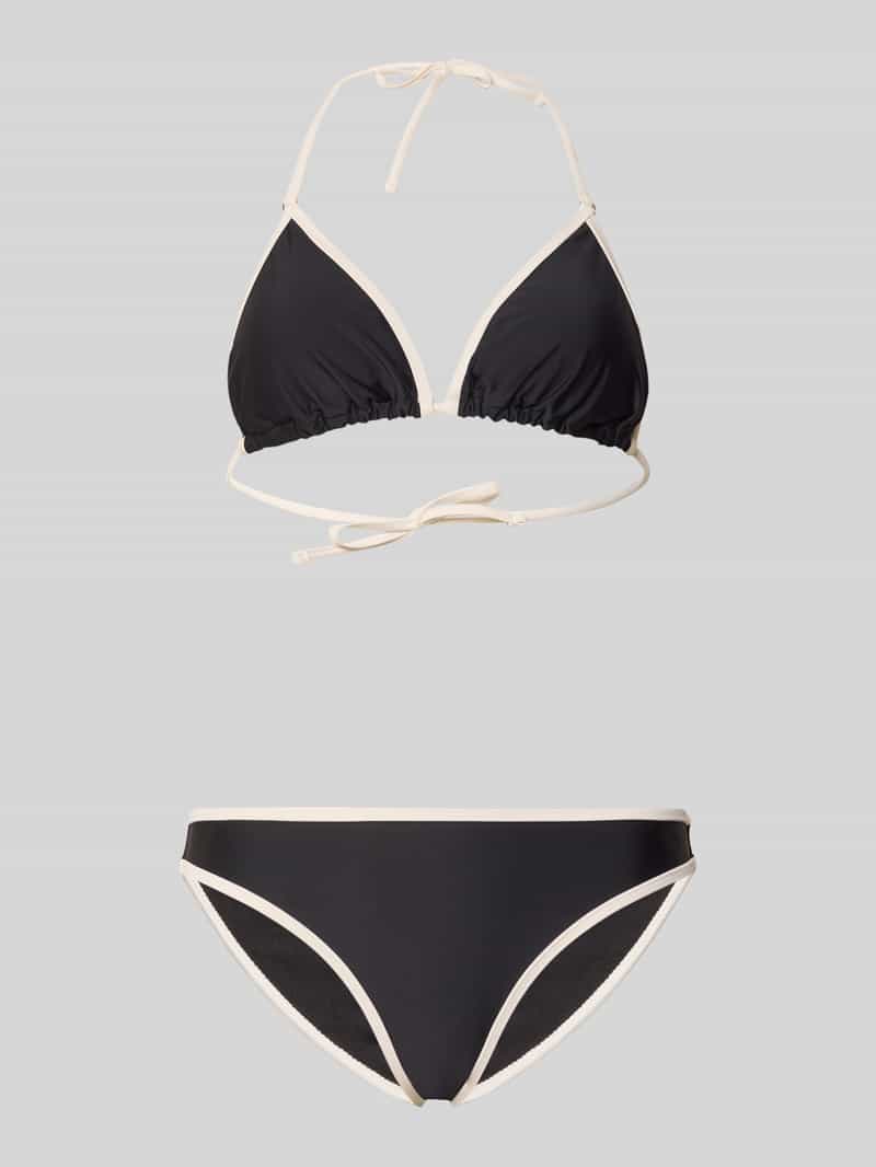 slim fit bikinit set in triangel-look