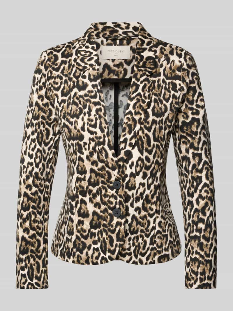 FREE QUENT Slim fit blazer met knoopsluiting model 'NANNI'