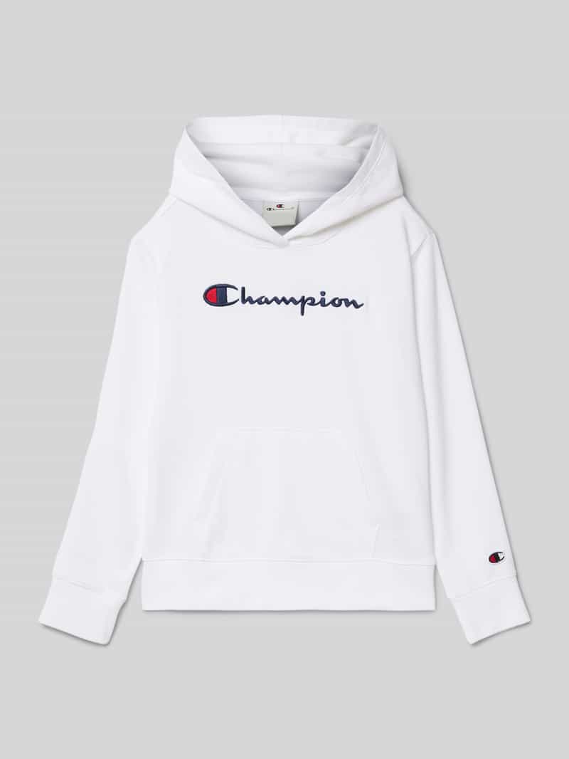 Champion Hoodie met labelstitching