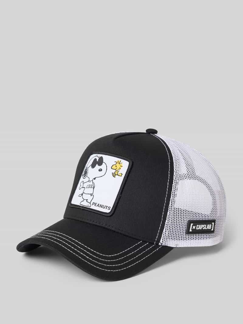 Capslab Baseballpet met motiefstitching