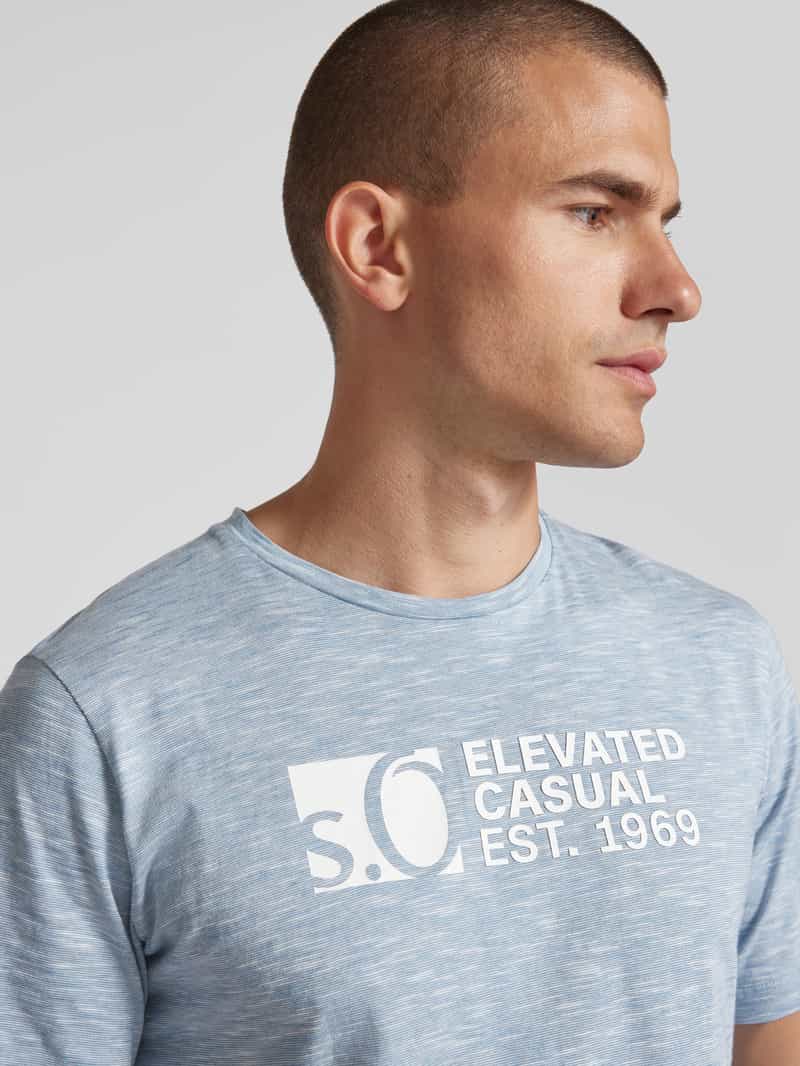 s.Oliver RED LABEL T-shirt met labelprint