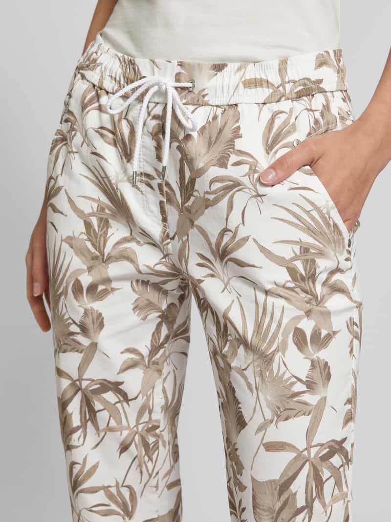 TONI Slim fit stoffen broek in verkorte pasvorm model 'SUE'