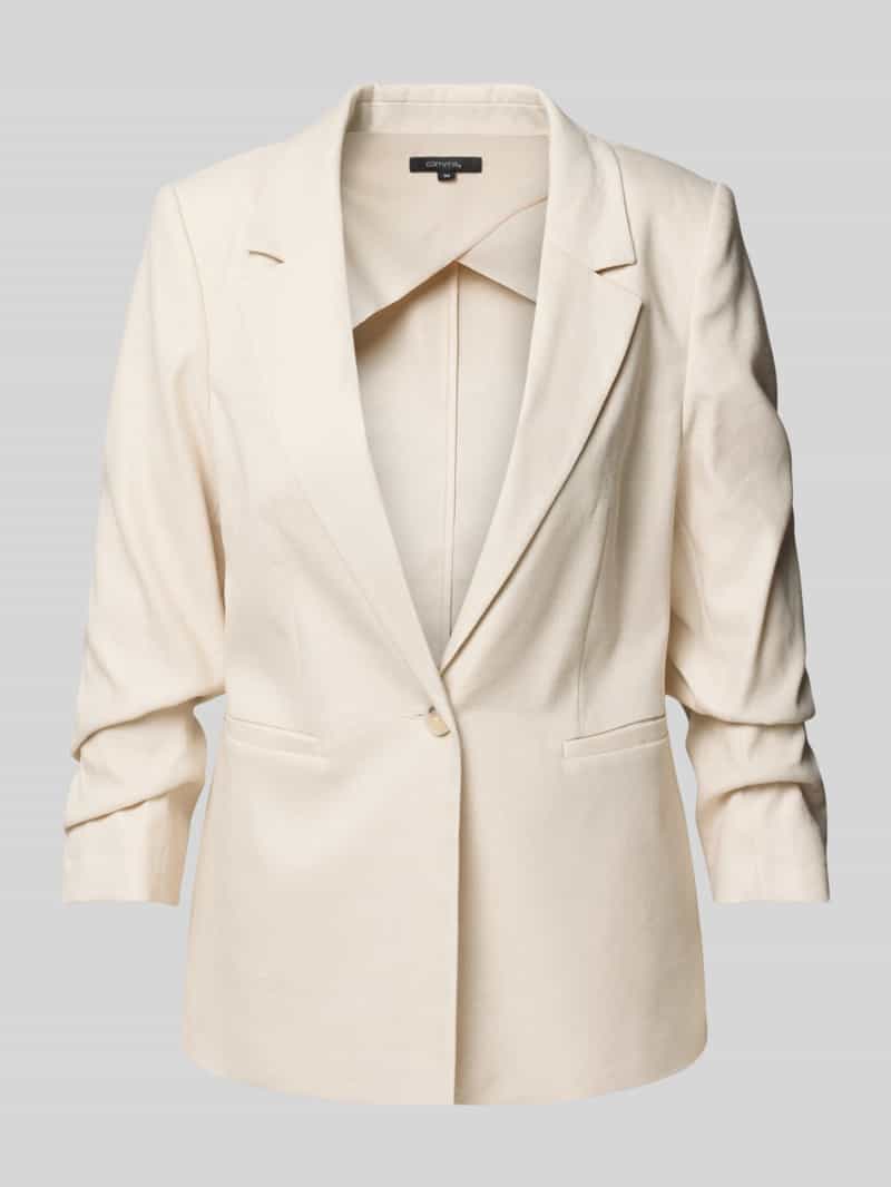 comma Blazer met strookzakken