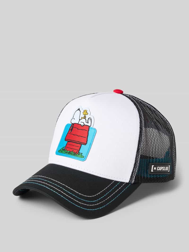 Capslab Baseballpet met motiefstitching