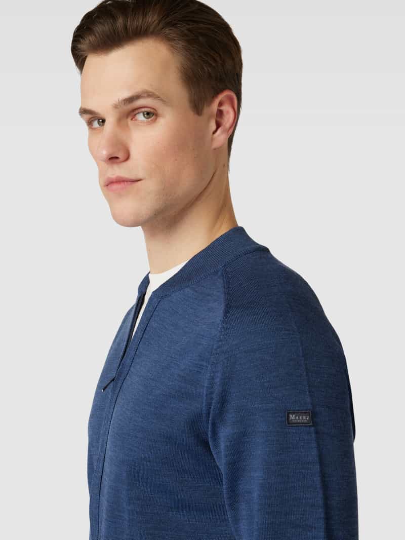 maerz muenchen Gebreid jack met labelpatch