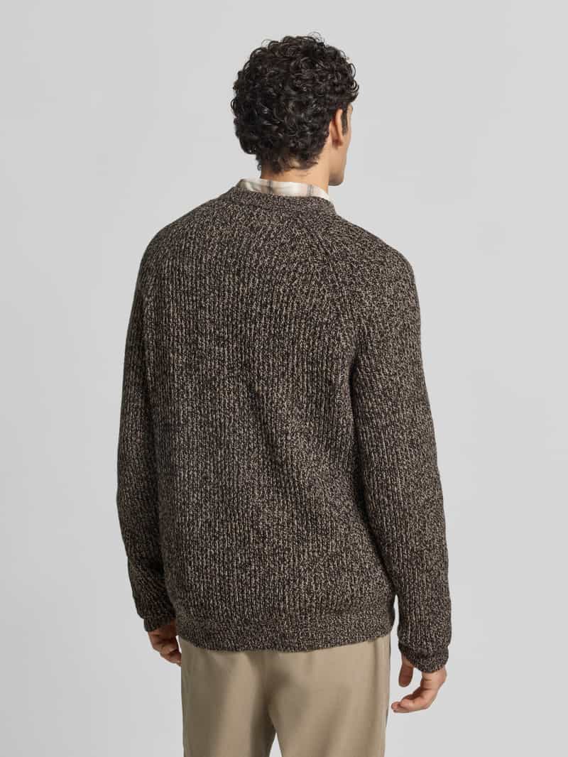 Christian Berg Men Gebreide pullover in gemêleerde look
