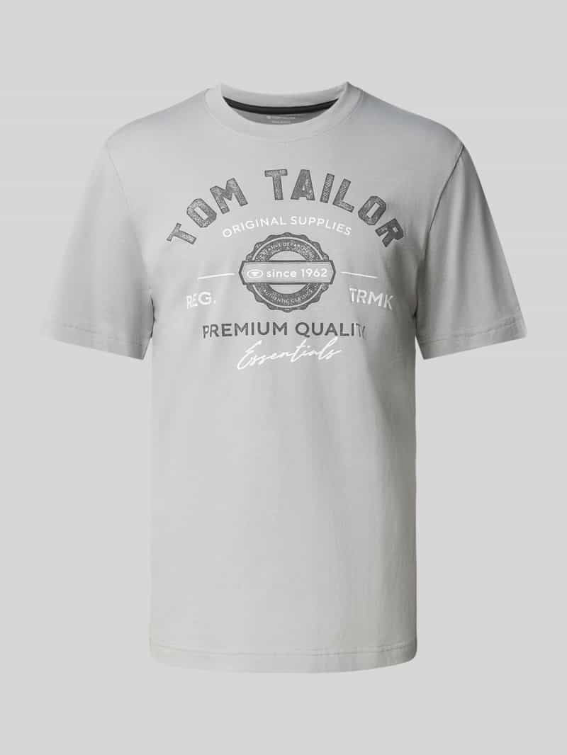 Tom Tailor Regular fit T-shirt van puur katoen