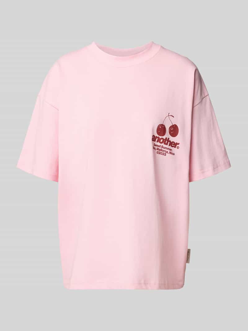 ANOTHER COTTON LAB Oversized T-shirt met ronde hals