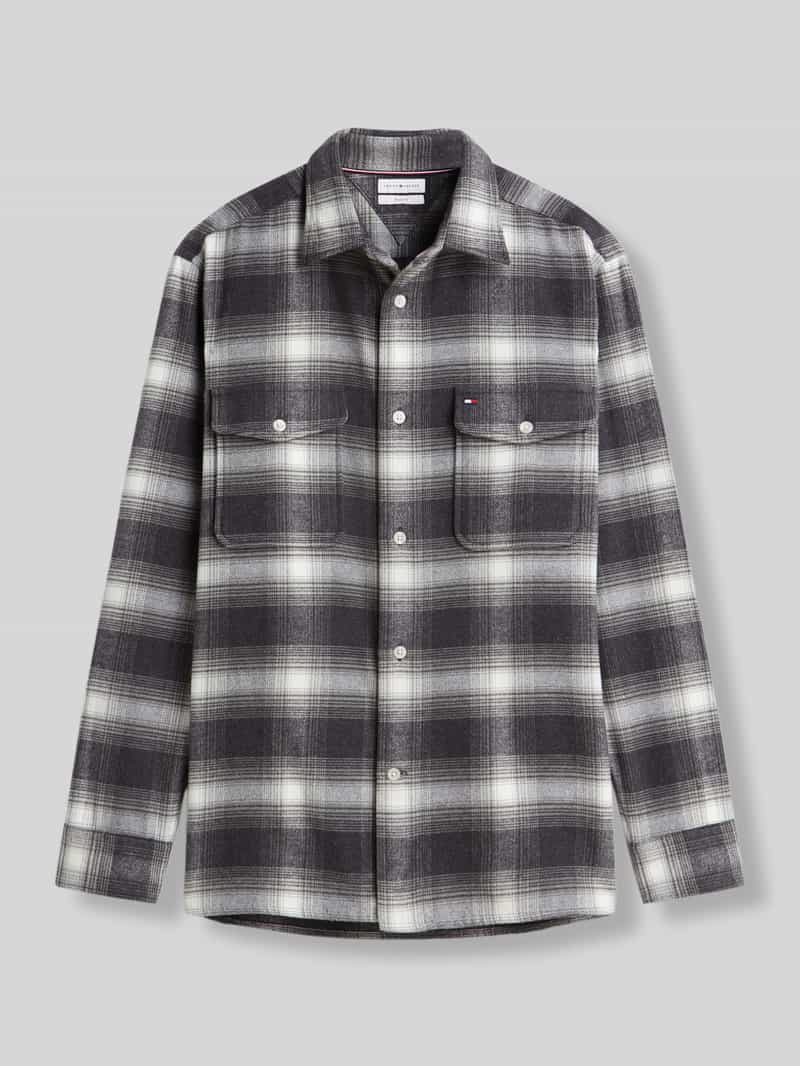 Tommy Hilfiger Regular fit vrijetijdsoverhemd van puur katoen