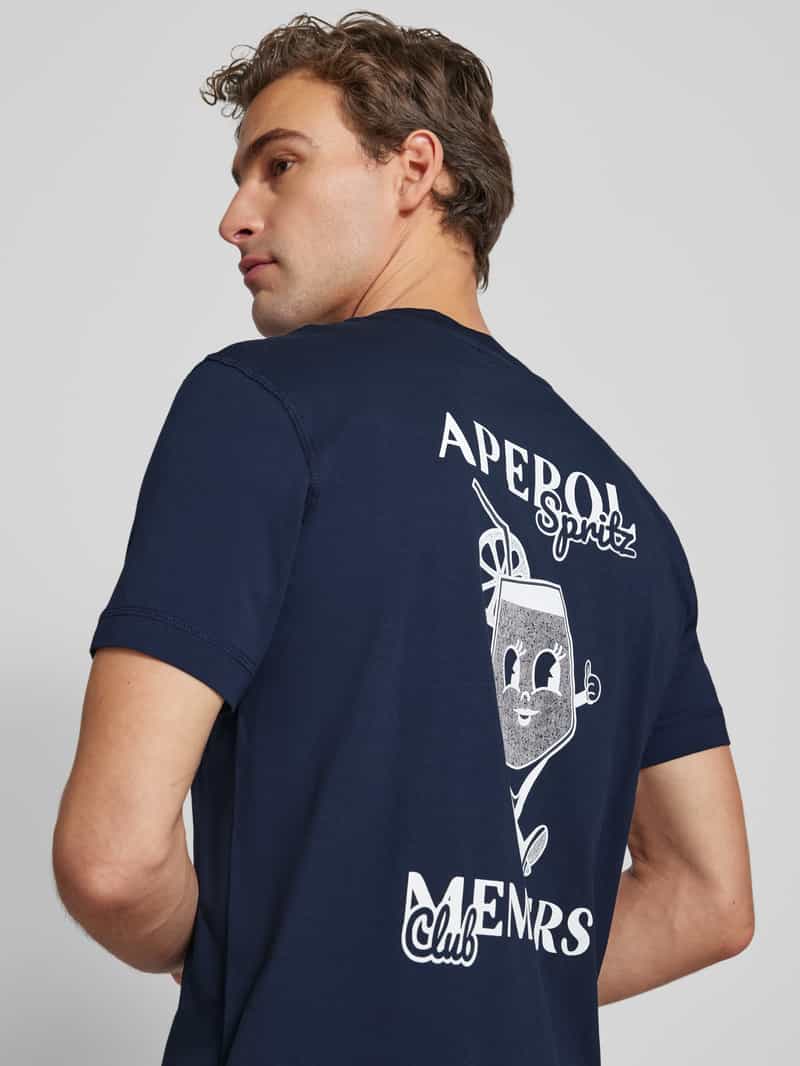 JOOP! JEANS T-shirt met labelprint