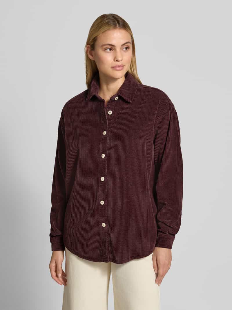 American vintage oversized overhemdblouse van puur katoen model 'Padow'