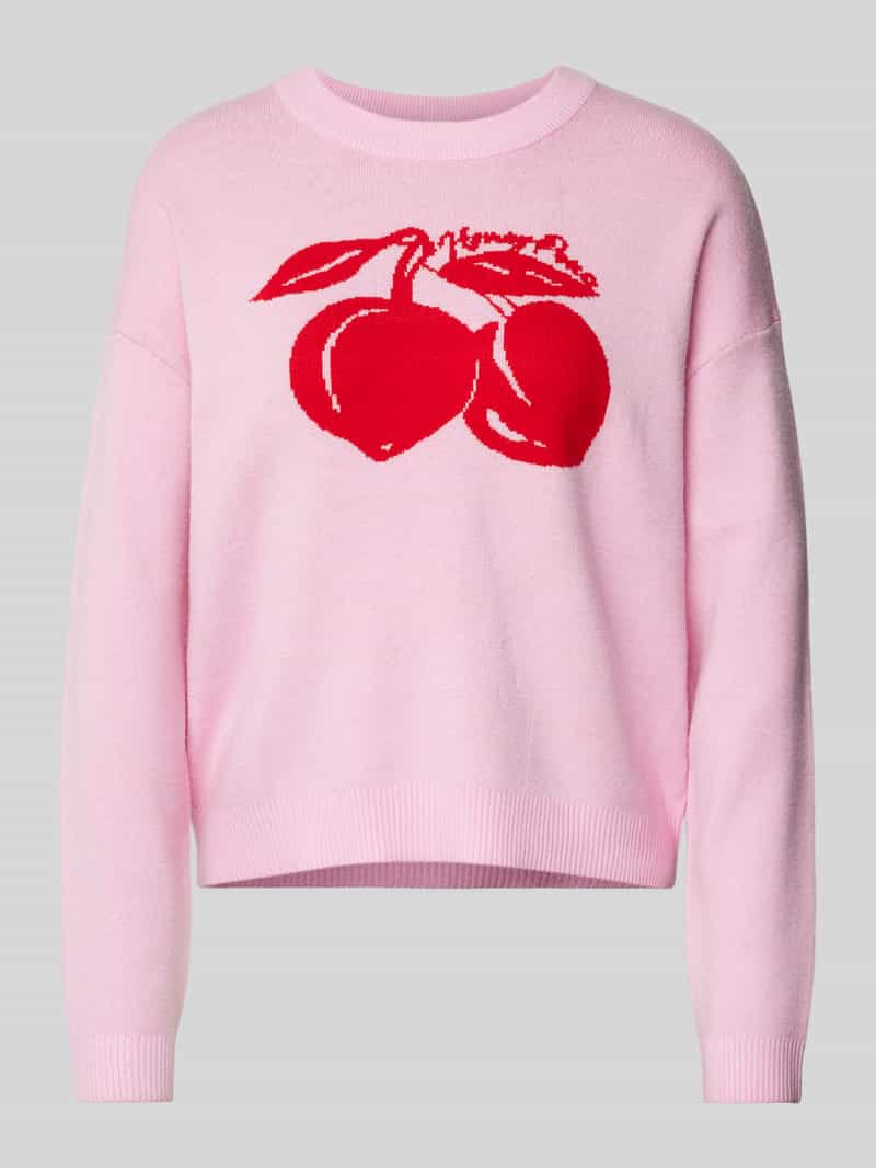Noisy May Gebreide pullover met motiefprint model 'CERA'