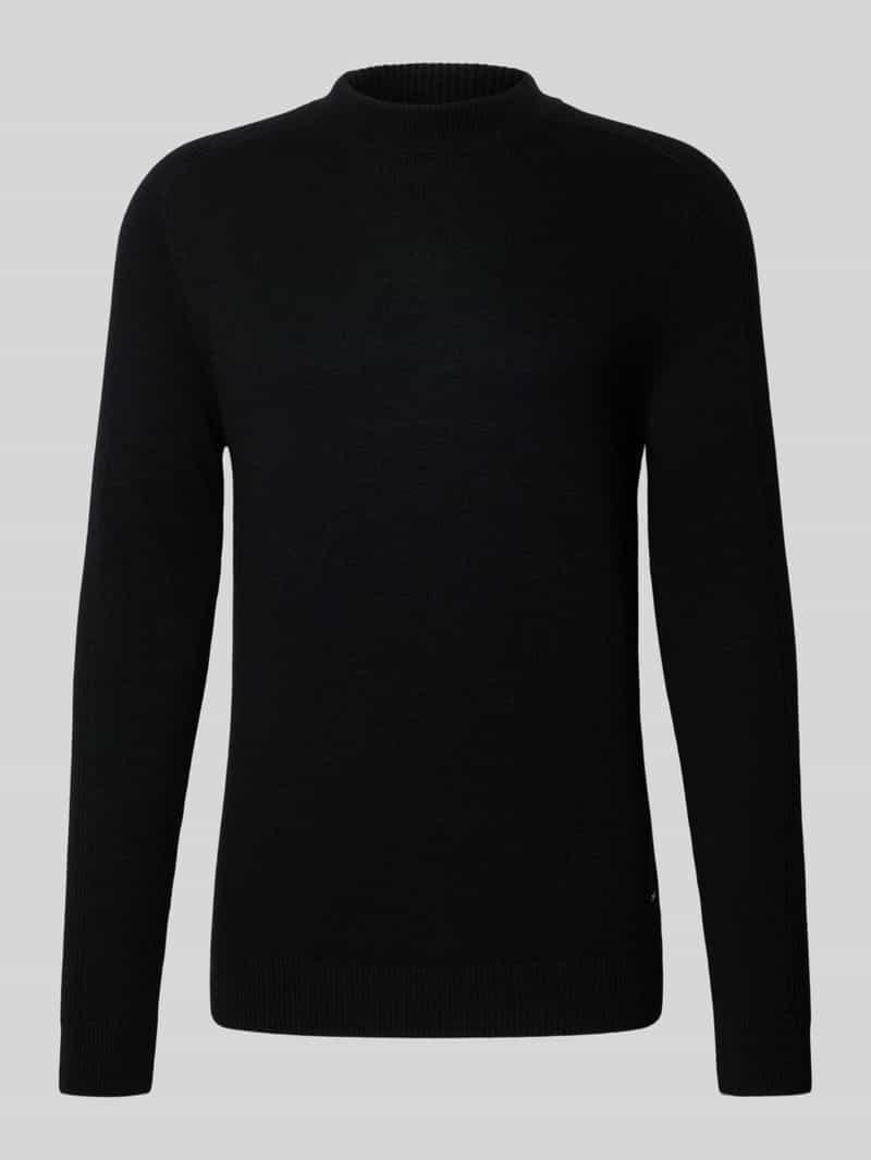 JOOP! Collection Gebreide pullover met kasjmier en ronde hals