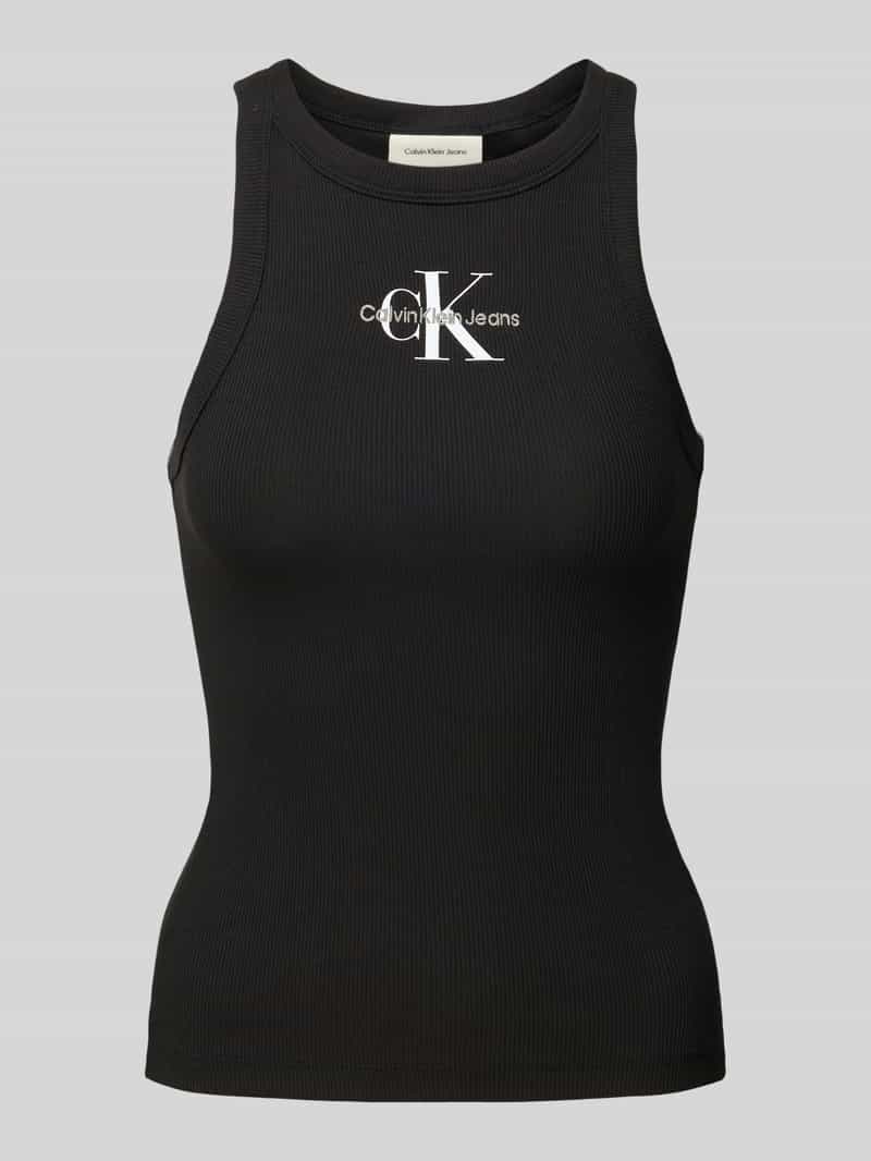 Calvin Klein Tanktop MONOLOGO RIB TANK TOP