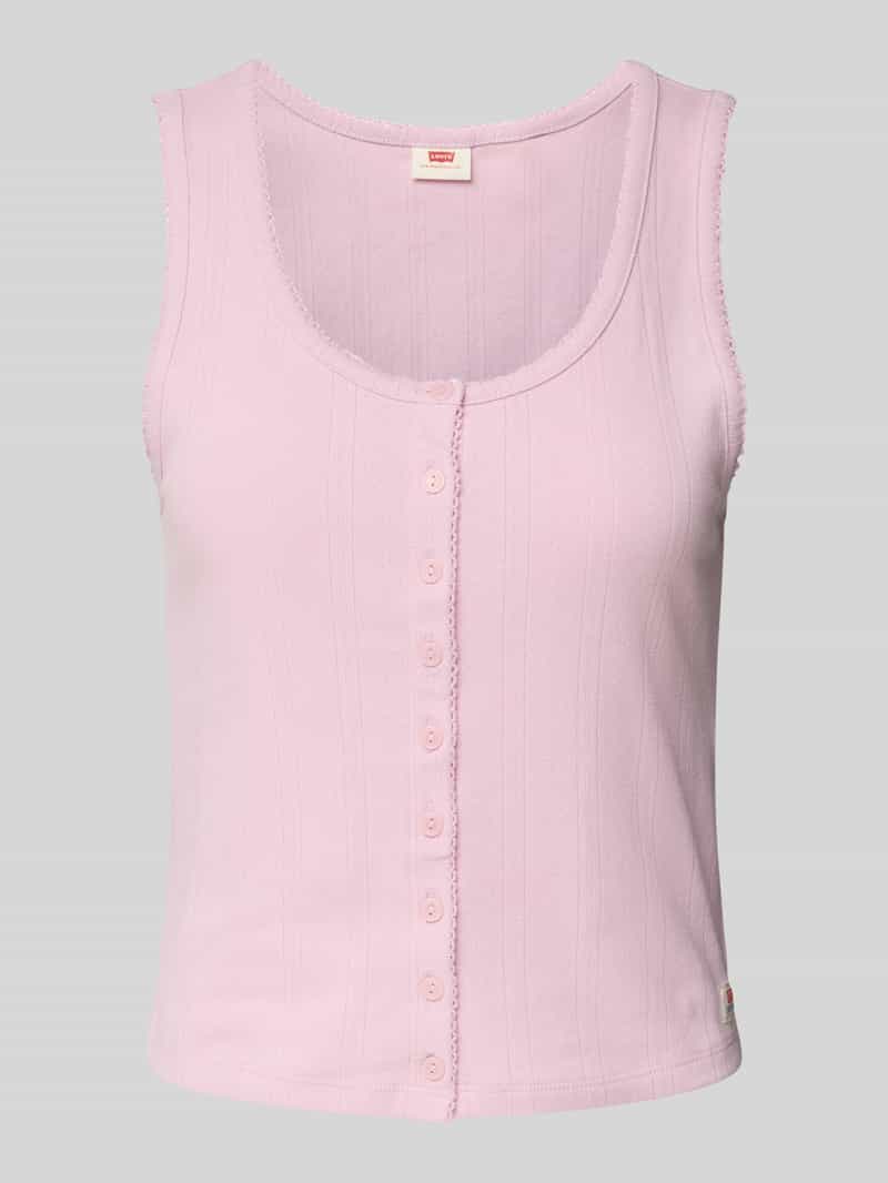 Levi's Tanktop met knoopsluiting
