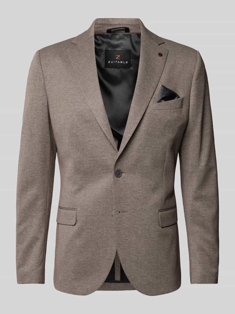 Zuitable 2-knoops colbert met reverskraag model 'Nick'