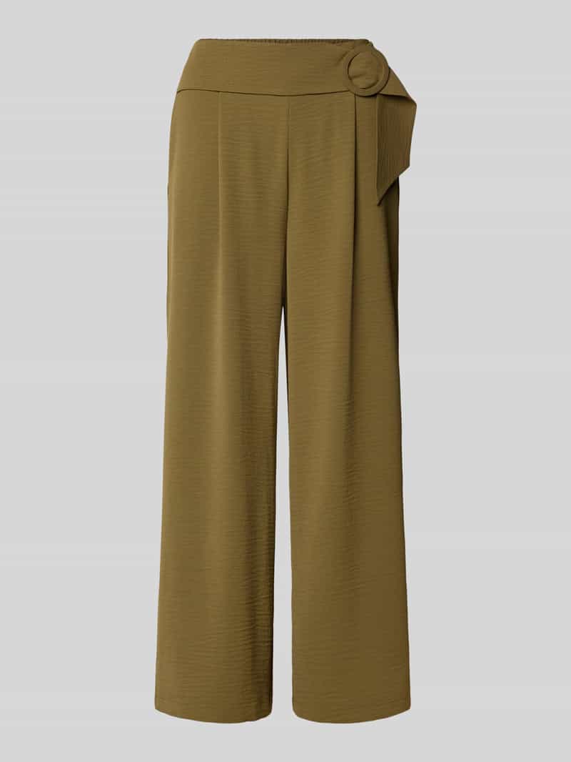 Zero Stoffen broek met Franse steekzakken