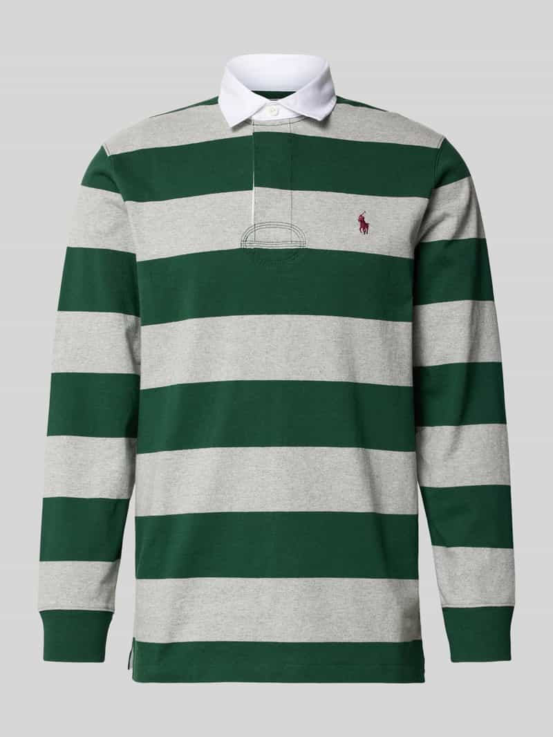 Polo Ralph Lauren Sweatshirt met polokraag en labelstitching