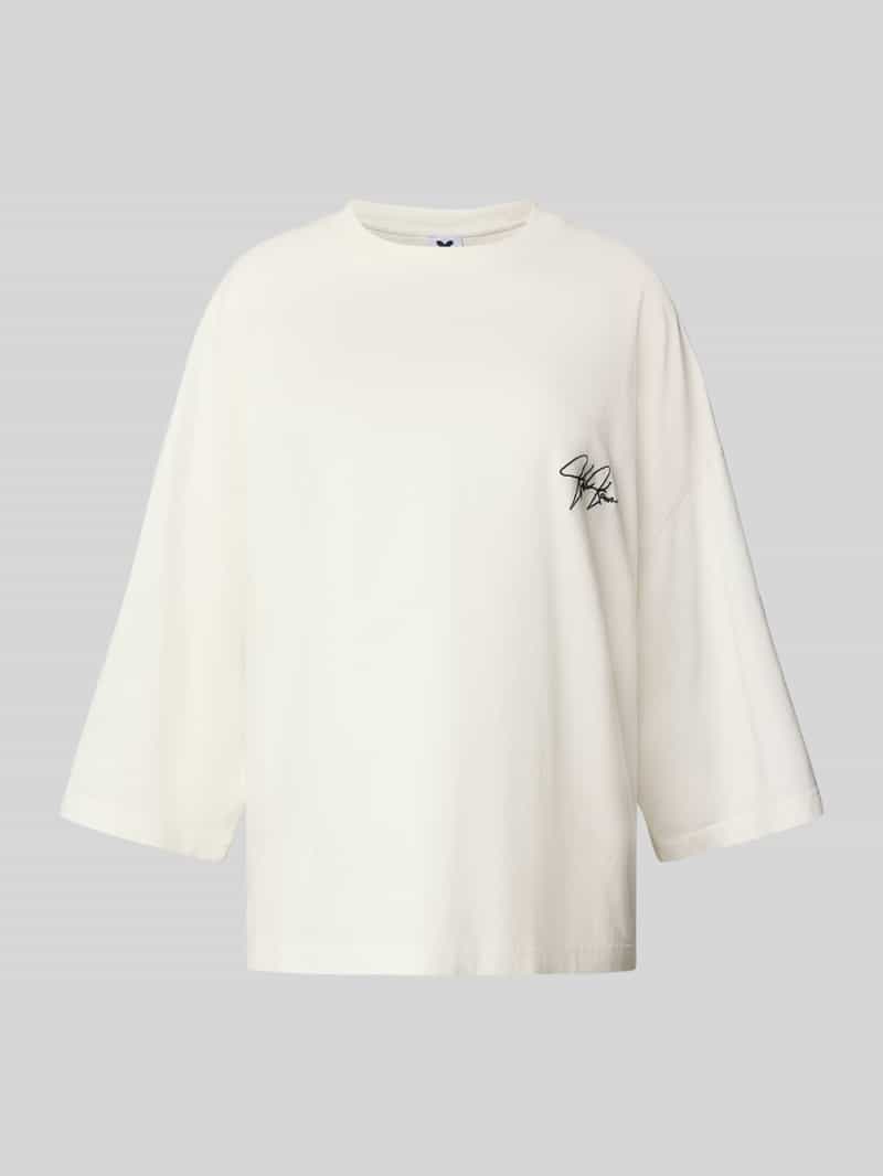 Karo Kauer Oversized T-shirt met labelstitching