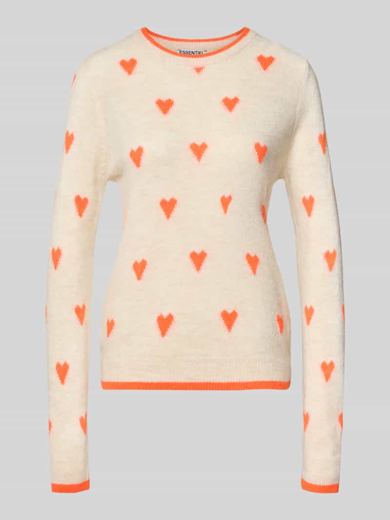 Essentiel Antwerp Regular fit pullover met wol model 'ISA'