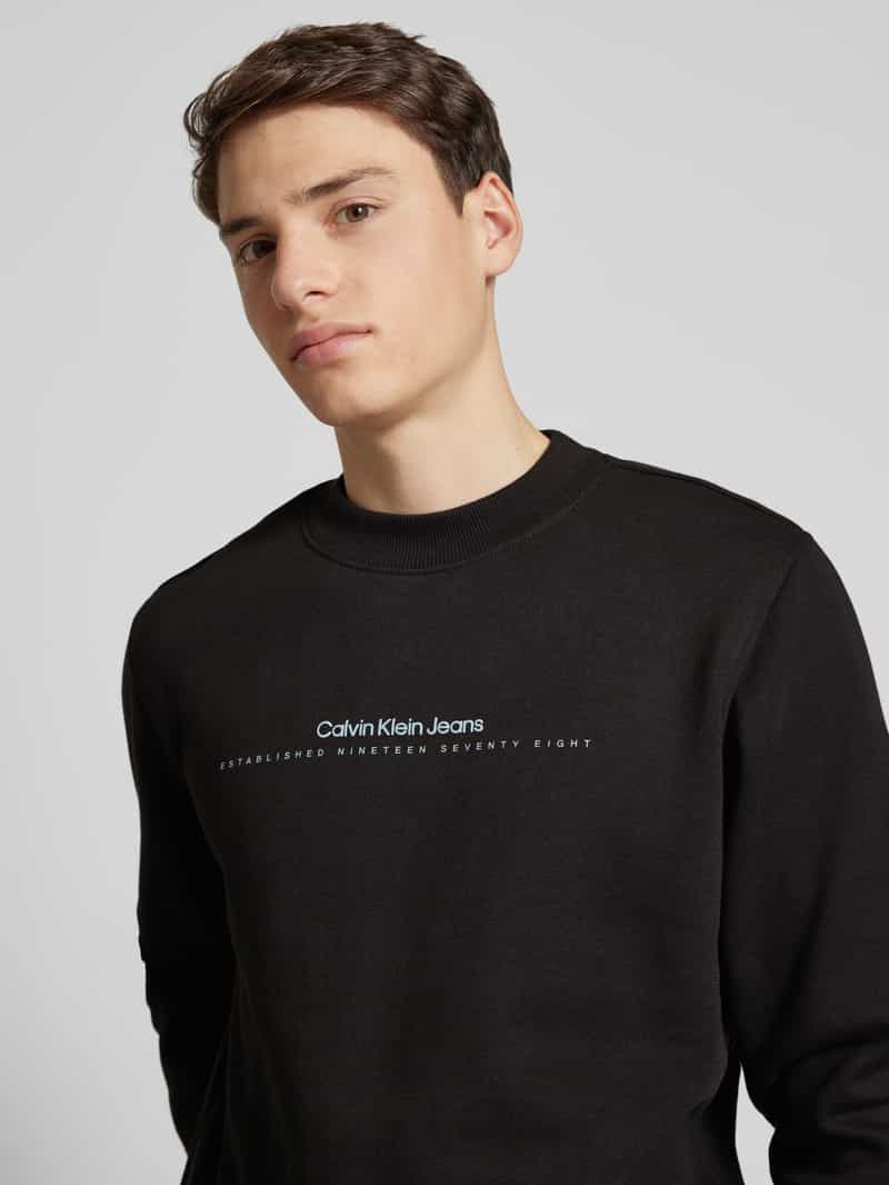 Calvin Klein Jeans Sweatshirt met labelprint