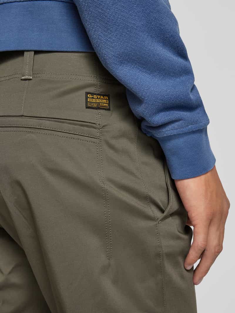 G-Star Raw Straight leg chino met steekzakken model 'Mosa'