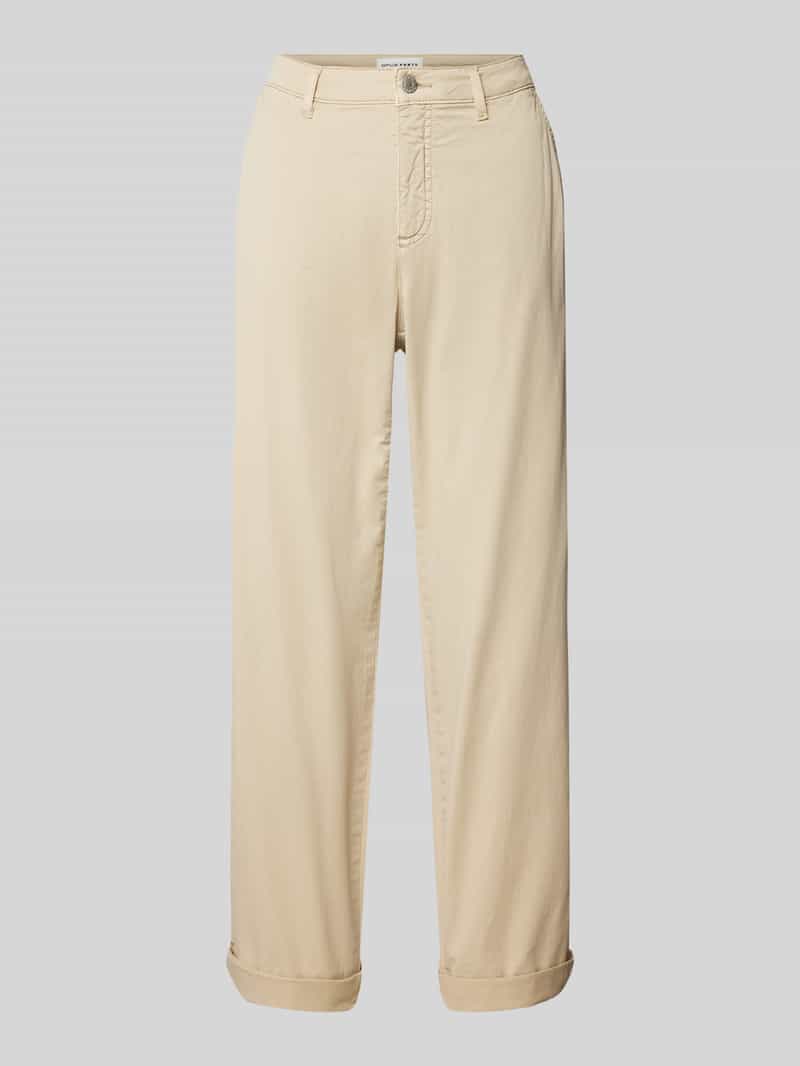 OPUS PANTS Straight leg broek met steekzakken model 'Lisana base'