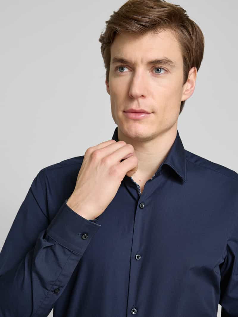 HUGO Regular fit zakelijk overhemd met kentkraag model 'Koey'