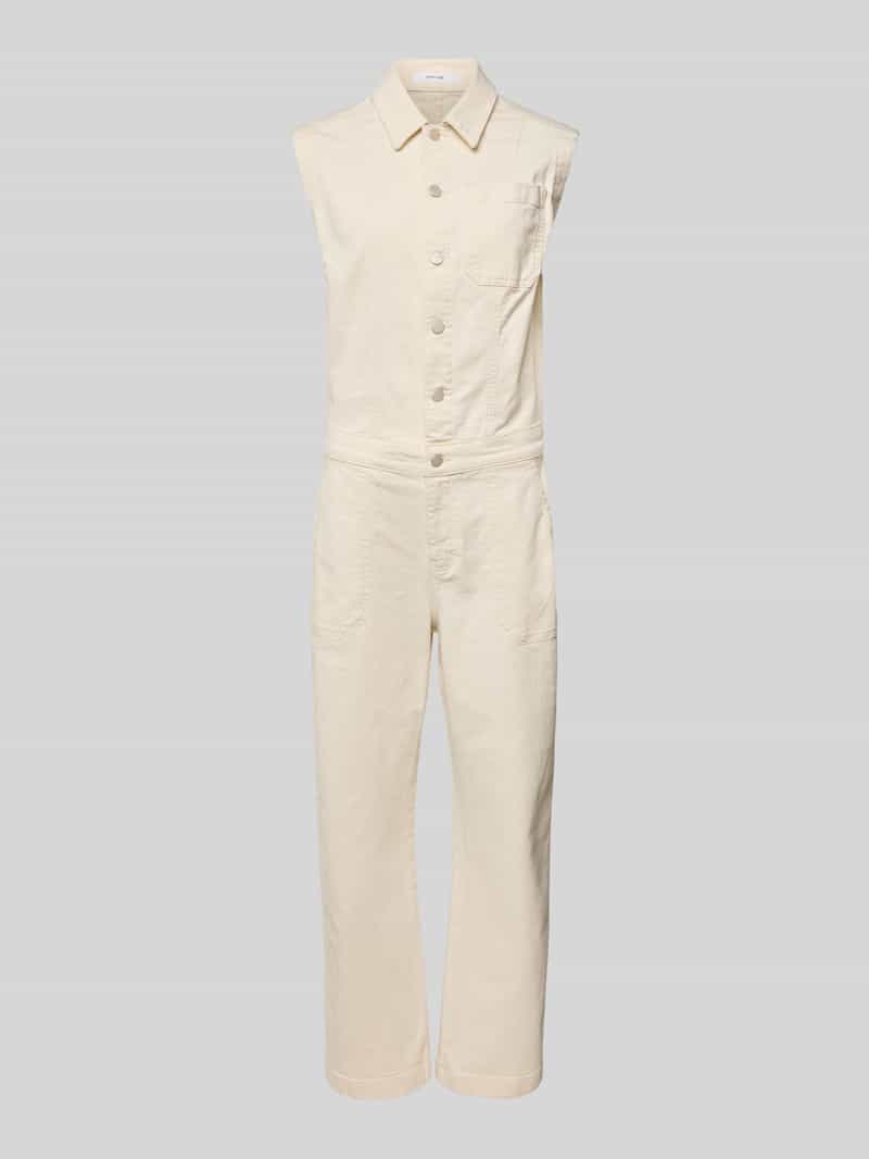Opus Jumpsuit met knoopsluiting model 'Malvie'